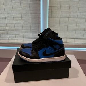Nike Men's Sneakers - Black and Blue